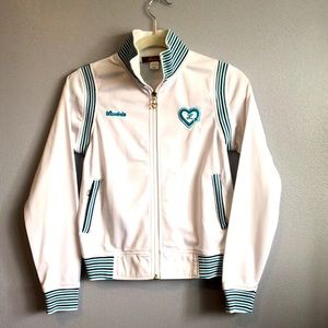 Luxirie White Grass Roots Track Jacket